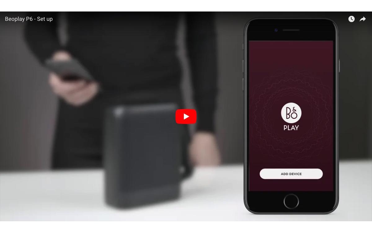 BEOPLAY P6 SETUP AND CONTROLS